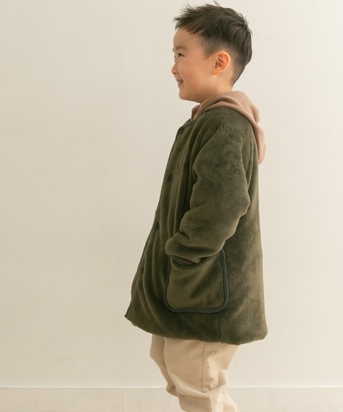 URBAN RESEARCH DOORS(アーバンリサーチドアーズ)の「リバーシブルフリースコート(KIDS)(その他アウター・キッズ・ベージュ系その他/ブルー系その他・105/120/135)」の13枚目の写真