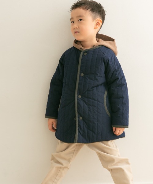URBAN RESEARCH DOORS(アーバンリサーチドアーズ)の「リバーシブルフリースコート(KIDS)(その他アウター・キッズ・ベージュ系その他/ブルー系その他・105/120/135)」の9枚目の写真
