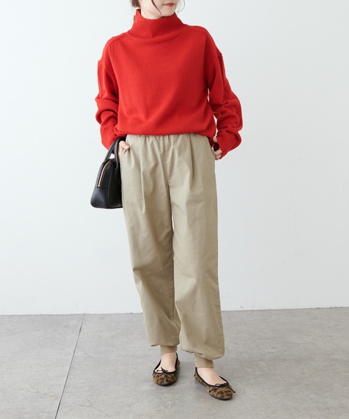 パンツ PUAL CE CIN PUAL CE CIN（ピュアルセシン）の「JAPAN MADEジョガーパンツ