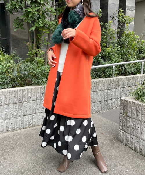 StyleSea(スタイルシー)の「3色フェイクファーティペット(マフラー・レディース・グリーン系その他/ブルー系その他/ブラック系その他・FREE)」の19枚目の写真