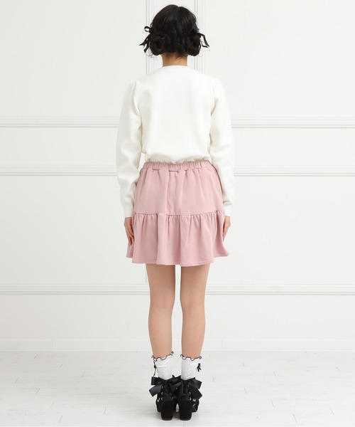 PINKHUNT（ピンクハント）の「PINKHUNT ティアードスウェットスカート7308K(トップス別売)（スカート・キッズ・ベビーピンク/スカイブルー系1・150cm/130cm/140cm/160cm/120cm）」の7枚目の写真