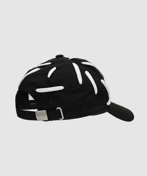 BOTTER(ボッター)の「BOTTER CAP WITH SHOELACES(キャップ・メンズ・ブラック・ONE SIZE)」の2枚目の写真