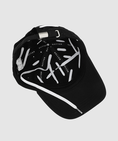BOTTER(ボッター)の「BOTTER CAP WITH SHOELACES(キャップ・メンズ・ブラック・ONE SIZE)」の4枚目の写真