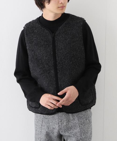 COLD BREAKER（コールドブレーカー）の「【COLDBREAKER / コールドブレイカー】 別注 BODYWARMER 9302（ブルゾン・メンズ・ブラック/ベージュ/マルチ・LARGE/X-LARGE）」の2枚目の写真