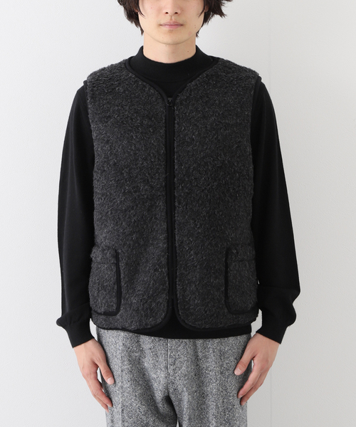 COLD BREAKER（コールドブレーカー）の「【COLDBREAKER / コールドブレイカー】 別注 BODYWARMER 9302（ブルゾン・メンズ・ブラック/ベージュ/マルチ・LARGE/X-LARGE）」の9枚目の写真