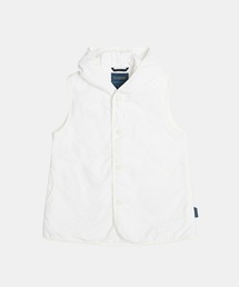 COTTON HOODED GILET WOMENS / コットン フーデッド ジレ ウィメンズ