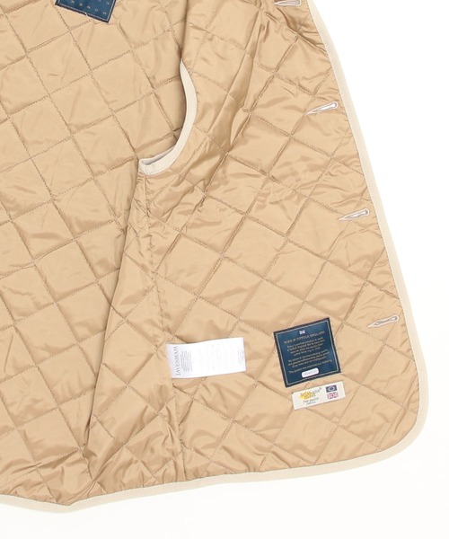 LAVENHAM（ラベンハム）の「COTTON HOODED GILET WOMENS / コットン フーデッド ジレ ウィメンズ（ベスト・レディース・ベージュ系その他/ホワイト・10/8/12）」の12枚目の写真