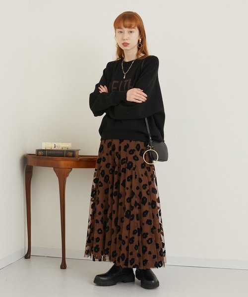 CLOCHE（クロシェ）の「cloche ジャガードロゴニット（ニット/セーター）」 - WEAR