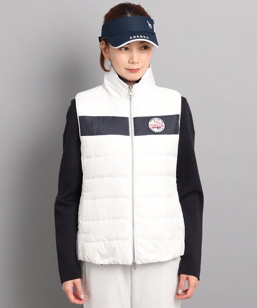 adabat（アダバット）の「◇リバーシブルダウンベスト 撥水加工