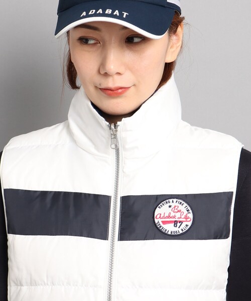 adabat（アダバット）の「◇リバーシブルダウンベスト 撥水加工