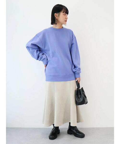 Green Parks(グリーンパークス)の「マシュマロスエードマーメイドスカート(スカート・レディース・ライトグレー/ラベンダー/ブラック・FREE)」の16枚目の写真