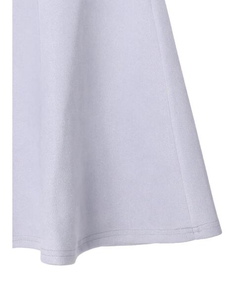 Green Parks(グリーンパークス)の「マシュマロスエードマーメイドスカート(スカート・レディース・ライトグレー/ラベンダー/ブラック・FREE)」の10枚目の写真