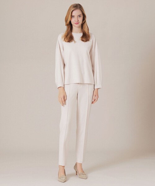 MACKINTOSH LONDON（マッキントッシュ ロンドン）の「ウォッシャブルスムースウールパンツ（その他パンツ・レディース・ホワイト系その他/ネイビー・36/38）」の3枚目の写真