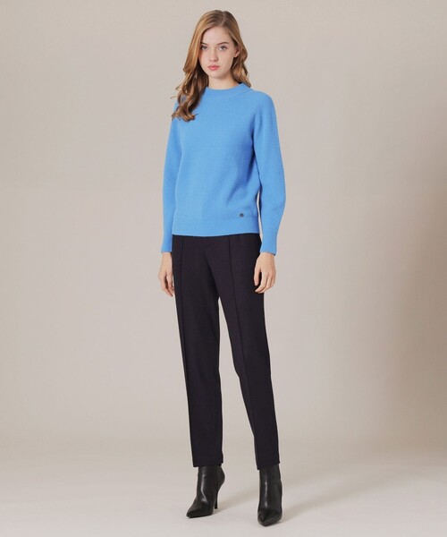 MACKINTOSH LONDON（マッキントッシュ ロンドン）の「ウォッシャブルスムースウールパンツ（その他パンツ・レディース・ホワイト系その他/ネイビー・36/38）」の6枚目の写真