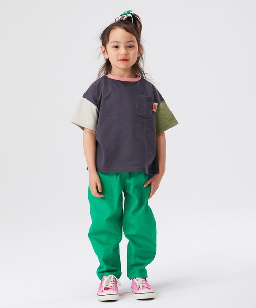 BIG FIELD(ビッグフィールド)の「シェフパンツ(80~150cm)(その他パンツ・キッズ・ネイビー/ベージュ/チャコール/チェック/オレンジ/レッド系その他/ベージュ系その他/ブルー系その他/グリーン/マルチ/ブルー・100/110/120/130/140/80/90/150/95)」の5枚目の写真