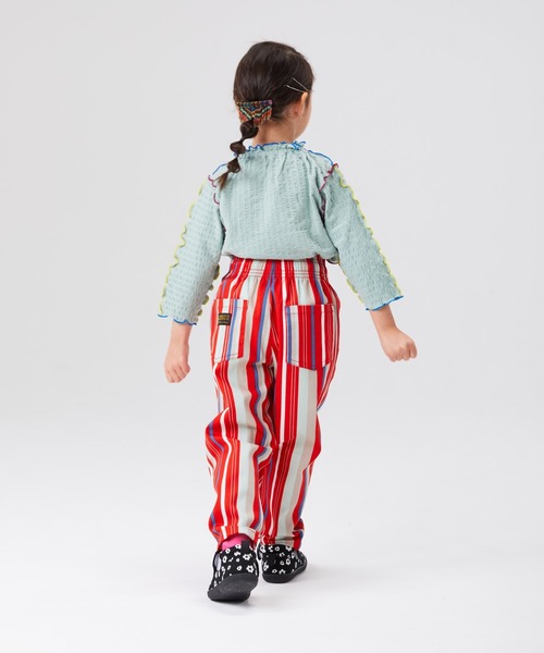 BIG FIELD(ビッグフィールド)の「シェフパンツ(80~150cm)(その他パンツ・キッズ・ネイビー/ベージュ/チャコール/チェック/オレンジ/レッド系その他/ベージュ系その他/ブルー系その他/グリーン/マルチ/ブルー・100/110/120/130/140/80/90/150/95)」の12枚目の写真