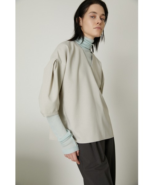 RIM.ARK（リムアーク）の「Zip sleeve PO（シャツ/ブラウス