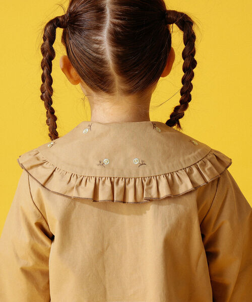 B:MING by BEAMS（ビーミングバイビームス）の「B:MING by BEAMS / 刺繍 ツイル コート（100～140cm）（その他アウター・キッズ・ベージュ/グリーン・100/120/140/130/110）」の16枚目の写真