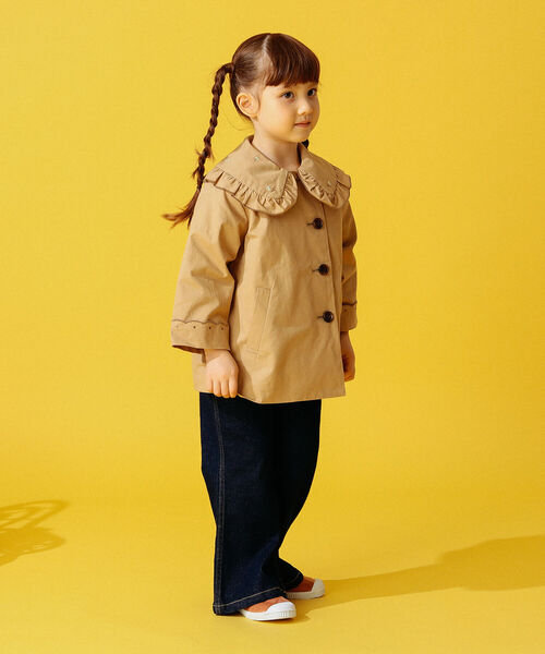 B:MING by BEAMS（ビーミングバイビームス）の「B:MING by BEAMS / 刺繍 ツイル コート（100～140cm）（その他アウター・キッズ・ベージュ/グリーン・100/120/140/130/110）」の19枚目の写真