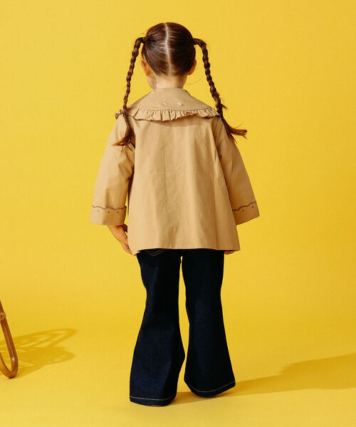 B:MING by BEAMS（ビーミングバイビームス）の「B:MING by BEAMS / 刺繍 ツイル コート（100～140cm）（その他アウター・キッズ・ベージュ/グリーン・100/120/140/130/110）」の21枚目の写真