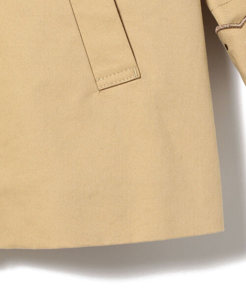 B:MING by BEAMS（ビーミングバイビームス）の「B:MING by BEAMS / 刺繍 ツイル コート（100～140cm）（その他アウター・キッズ・ベージュ/グリーン・100/120/140/130/110）」の7枚目の写真