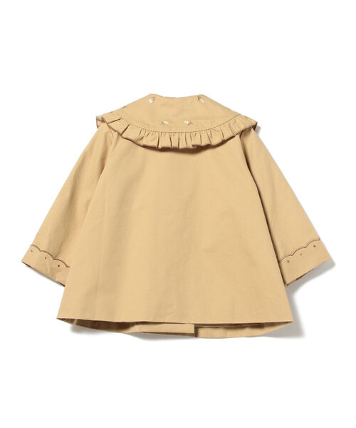 B:MING by BEAMS（ビーミングバイビームス）の「B:MING by BEAMS / 刺繍 ツイル コート（100～140cm）（その他アウター・キッズ・ベージュ/グリーン・100/120/140/130/110）」の9枚目の写真