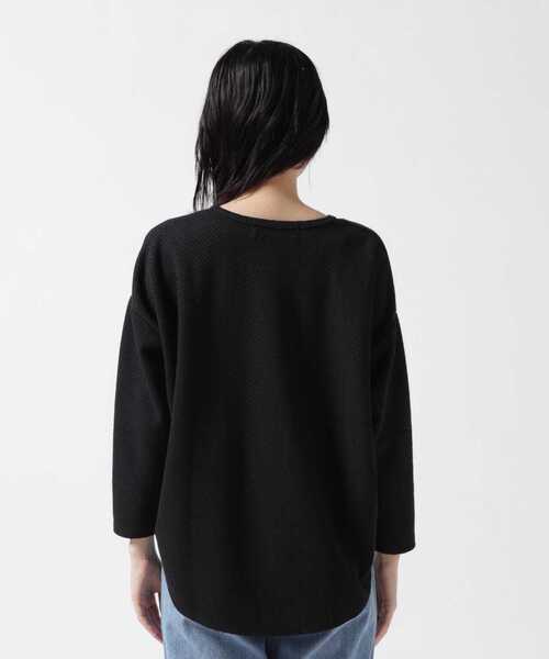 IJIIT&Co.（イジットアンドコー）の「IJIIT&Co.(イジット&コー) ブークレーロンスリーブTシャツ（Tシャツ/カットソー・レディース・ブラック・F）」の5枚目の写真