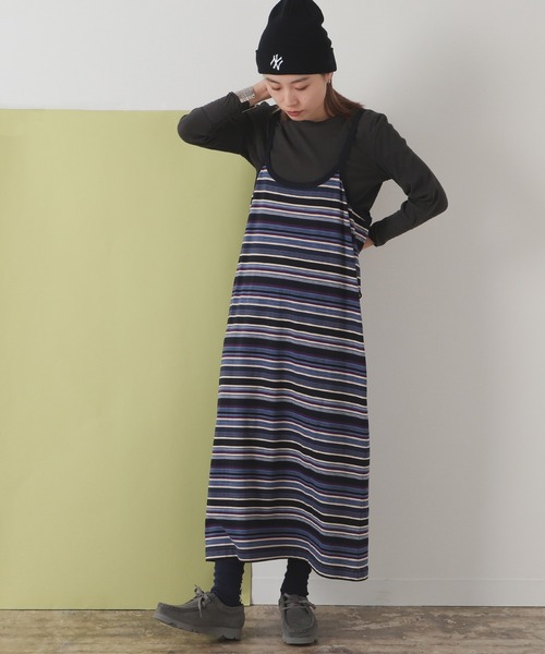 BEAMS BOY（ビームスボーイ）の「BEAMS BOY / リブ クルー 7分袖 カットソー（Tシャツ/カットソー・レディース・チャコールグレー/オフホワイト/サックスブルー/ピンク・FREE）」の20枚目の写真