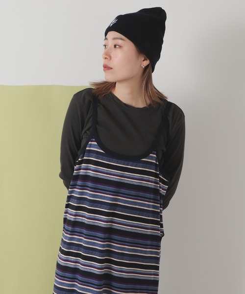 BEAMS BOY（ビームスボーイ）の「BEAMS BOY / リブ クルー 7分袖 カットソー（Tシャツ/カットソー・レディース・チャコールグレー/オフホワイト/サックスブルー/ピンク・FREE）」の21枚目の写真