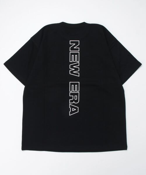 NEW ERA(ニューエラ)の「【 ムラサキスポーツ別注】NEW ERA/ニューエラ Rear Vertical Logo オーバーサイズ バックロゴプリントTシャツ 13717526/13717527/13717528(Tシャツ/カットソー・メンズ・ホワイト/ブラック/カーキ・M/XXL/L/XL)」の18枚目の写真