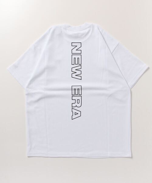 NEW ERA(ニューエラ)の「【 ムラサキスポーツ別注】NEW ERA/ニューエラ Rear Vertical Logo オーバーサイズ バックロゴプリントTシャツ 13717526/13717527/13717528(Tシャツ/カットソー・メンズ・ホワイト/ブラック/カーキ・M/XXL/L/XL)」の19枚目の写真