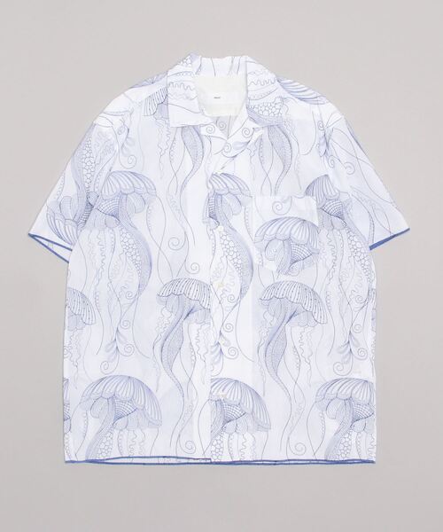 toga virilis pulla トーガ シャツ TOGA VIRILIS(トーガ ビリリース)のInner print shirt NAVYの