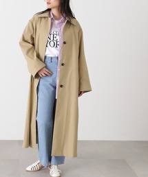 N.(N. Natural Beauty Basic) | 【S Size Line】◆テントラインステンカラーコート(ステンカラーコート)