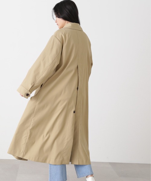 N.(N. Natural Beauty Basic)(エヌエヌナチュラルビューティーベーシック)の「【S Size Line】◆テントラインステンカラーコート(ステンカラーコート・レディース・ベージュ/カーキ・SMALL/MEDIUM)」の14枚目の写真