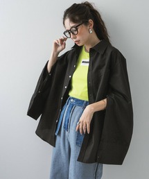 ワイドスリーブオーバーサイズシャツ