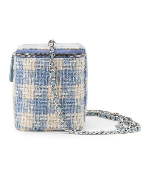 Ober Tashe(オーバータッシェ)の「バニティ型ツイードショルダーバッグ(ショルダーバッグ・レディース・ベージュ/ネイビー/グリーン/ブルー/ブラック・FREE)」の8枚目の写真