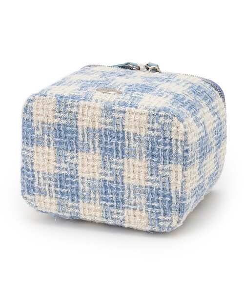 Ober Tashe(オーバータッシェ)の「バニティ型ツイードショルダーバッグ(ショルダーバッグ・レディース・ベージュ/ネイビー/グリーン/ブルー/ブラック・FREE)」の10枚目の写真