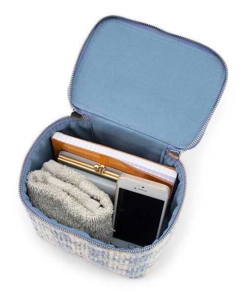 Ober Tashe(オーバータッシェ)の「バニティ型ツイードショルダーバッグ(ショルダーバッグ・レディース・ベージュ/ネイビー/グリーン/ブルー/ブラック・FREE)」の16枚目の写真