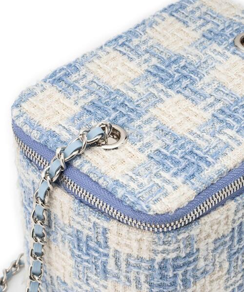 Ober Tashe(オーバータッシェ)の「バニティ型ツイードショルダーバッグ(ショルダーバッグ・レディース・ベージュ/ネイビー/グリーン/ブルー/ブラック・FREE)」の17枚目の写真