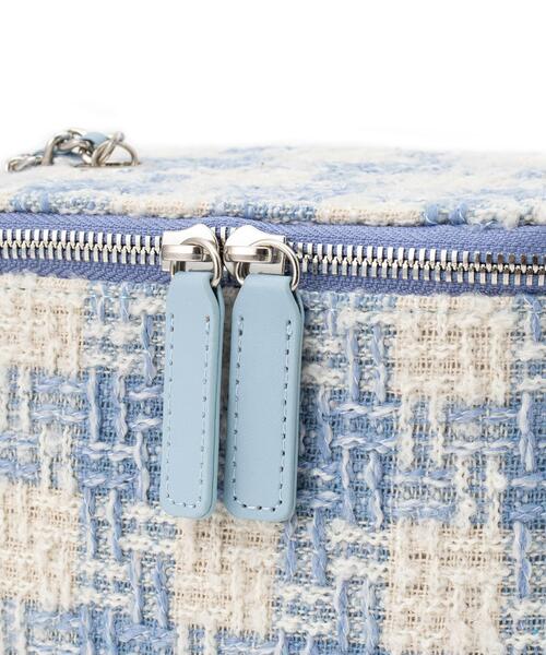 Ober Tashe(オーバータッシェ)の「バニティ型ツイードショルダーバッグ(ショルダーバッグ・レディース・ベージュ/ネイビー/グリーン/ブルー/ブラック・FREE)」の18枚目の写真