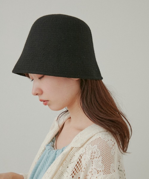 Kastane（カスタネ）の「クローシュHAT（ハット・レディース・ブラック/ベージュ・FREE）」の4枚目の写真