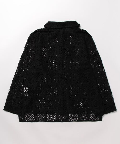 FREE'S MART（フリーズマート）の「クロシェレースシャツ（シャツ/ブラウス・レディース・ブラック/ホワイト・MEDIUM/SMALL）」の15枚目の写真