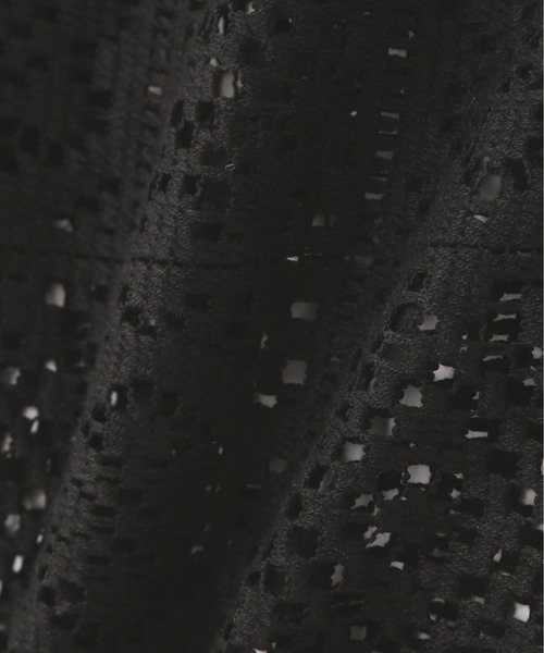 FREE'S MART（フリーズマート）の「クロシェレースシャツ（シャツ/ブラウス・レディース・ブラック/ホワイト・MEDIUM/SMALL）」の6枚目の写真