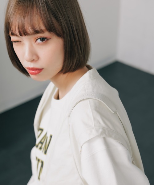 ESLOW（エスロー）の「ESLOW/エスロー CYLINDER DRAWSTRING BAG バッグ 巾着バック ミニバッグ（ショルダーバッグ・レディース・ブラック/グレー/オフホワイト・FREE）」の21枚目の写真