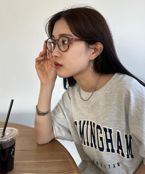 DISCOAT（ディスコート）の「マットフレームグラス（メガネ・レディース・ピンク/ブラウン/ライトグレー・FREE）」の3枚目の写真