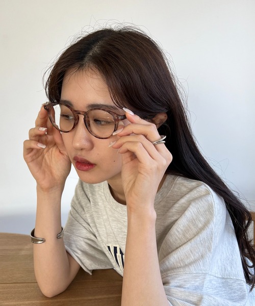 DISCOAT（ディスコート）の「マットフレームグラス（メガネ・レディース・ピンク/ブラウン/ライトグレー・FREE）」の11枚目の写真
