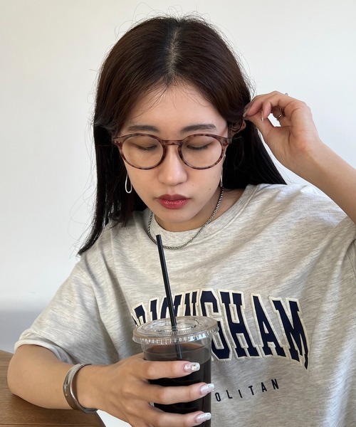 DISCOAT（ディスコート）の「マットフレームグラス（メガネ・レディース・ピンク/ブラウン/ライトグレー・FREE）」の12枚目の写真