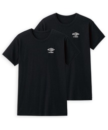 umbro/アンブロ クルーネックTシャツ ワンポイントロゴ 2枚組