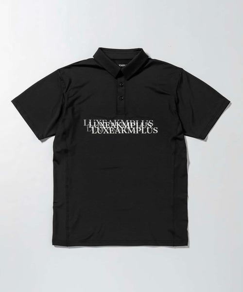 LUXEAKMPLUS(リュクスエイケイエムプラス)の「LUXEAKMPLUS(リュクスエイケイエムプラス)ゴルフ マルチロゴ半袖ポロシャツ(ポロシャツ・メンズ・ブラック/ホワイト・S/M/L/XL/XXL)」の18枚目の写真