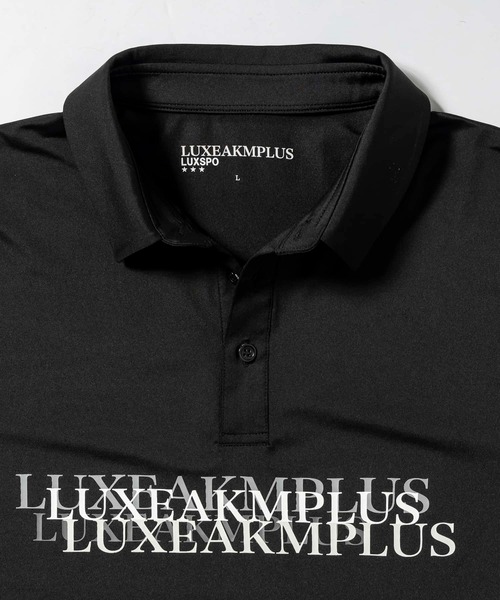 LUXEAKMPLUS(リュクスエイケイエムプラス)の「LUXEAKMPLUS(リュクスエイケイエムプラス)ゴルフ マルチロゴ半袖ポロシャツ(ポロシャツ・メンズ・ブラック/ホワイト・S/M/L/XL/XXL)」の20枚目の写真